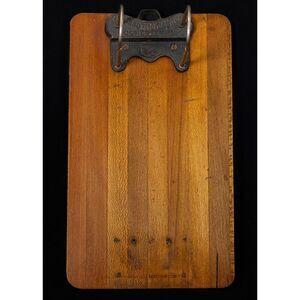 Antique Yawman & Erbe Mfg Co. Arch File Binder Clip Board Rochester NY 7"x12"